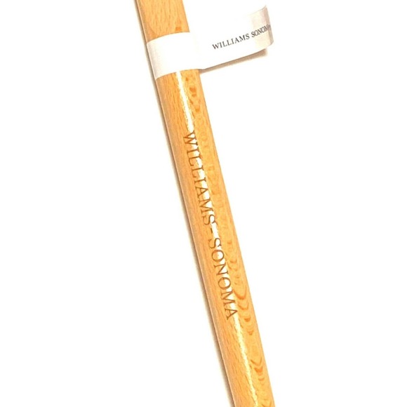 NEW Williams Sonoma 14" RED SPATULA Silicone & Wood STURDY Sweet As Cherry Pie - Picture 5 of 6